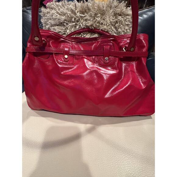Michael Kors Red patent leather handbag - Picture 6 of 8